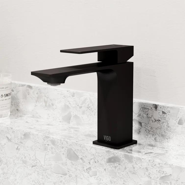 Dunn 6" H Single Handle Single Hole Bathroom Faucet