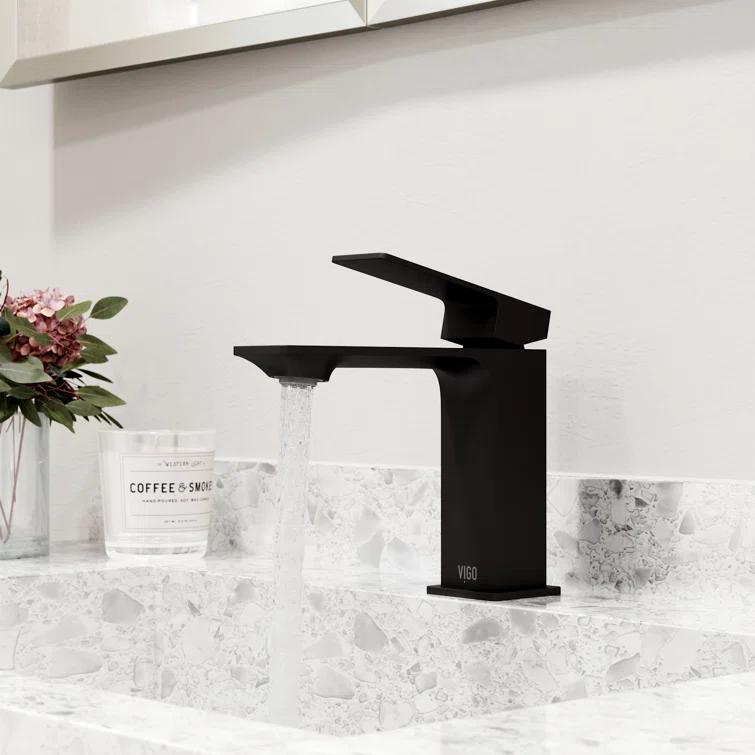 Dunn 6" H Single Handle Single Hole Bathroom Faucet