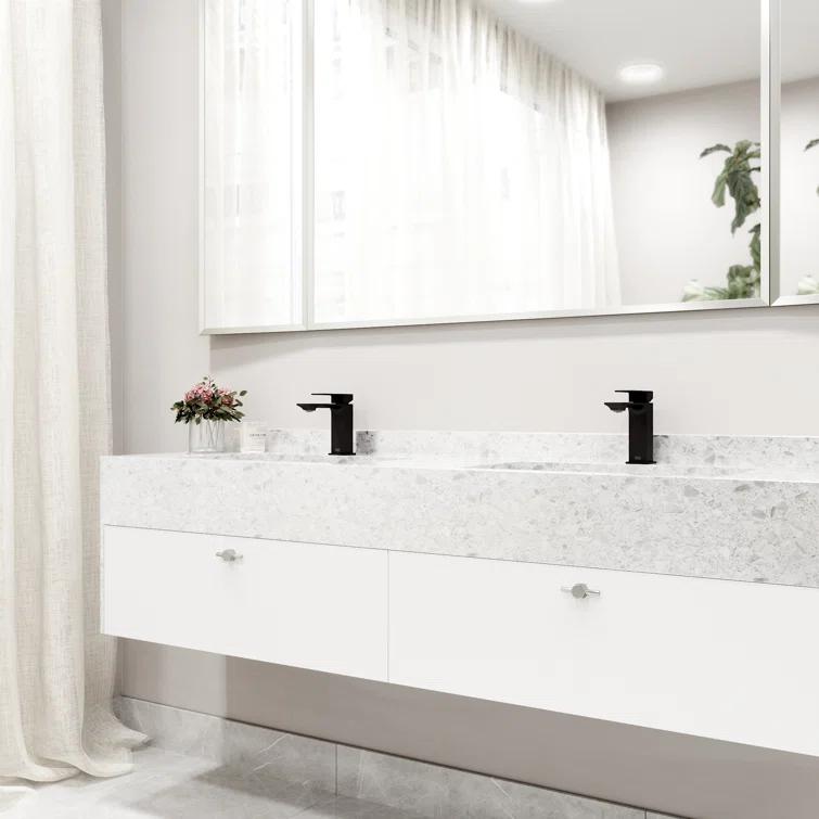 Dunn 6" H Single Handle Single Hole Bathroom Faucet