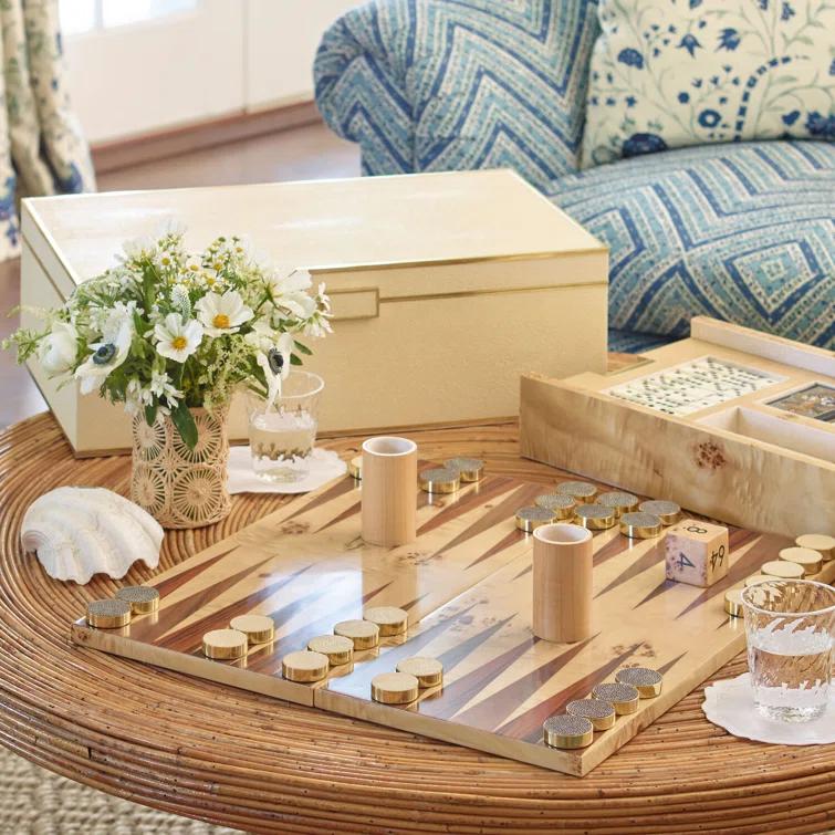 AERIN AERIN 21.5'' L Solid + Manufactured Wood Game Set