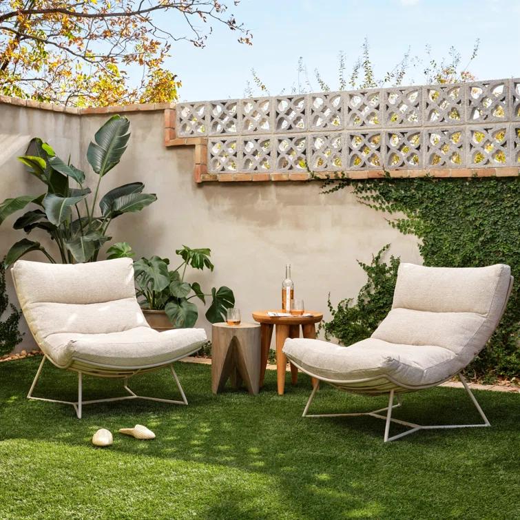 Tre Indoor / Outdoor Side Table - Gray