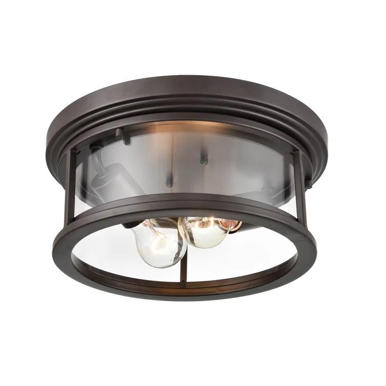 Millennium Lighting Bresley 2 - Bulb Outdoor Flush Mount