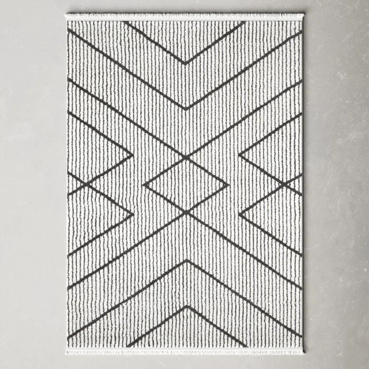 Lindy Charcoal/Ivory Rug