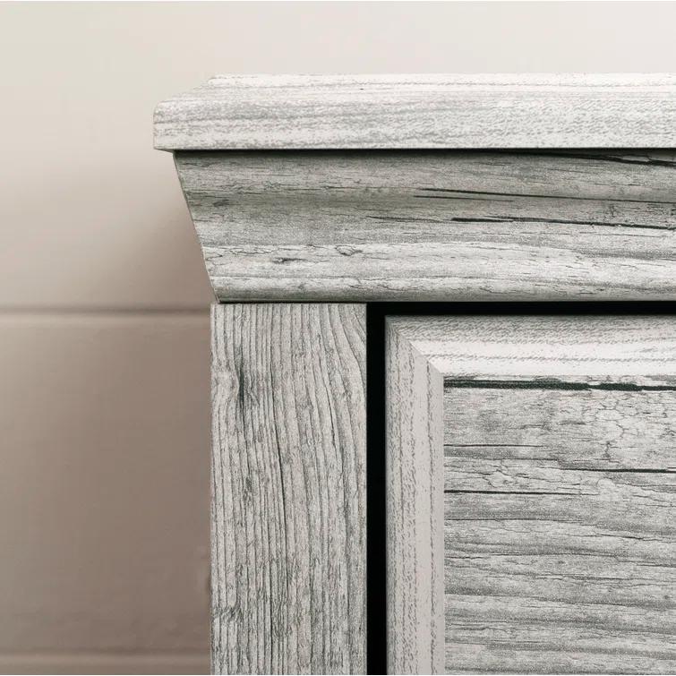 Cotton Candy 3-Drawer Dresser with Storage Baskets