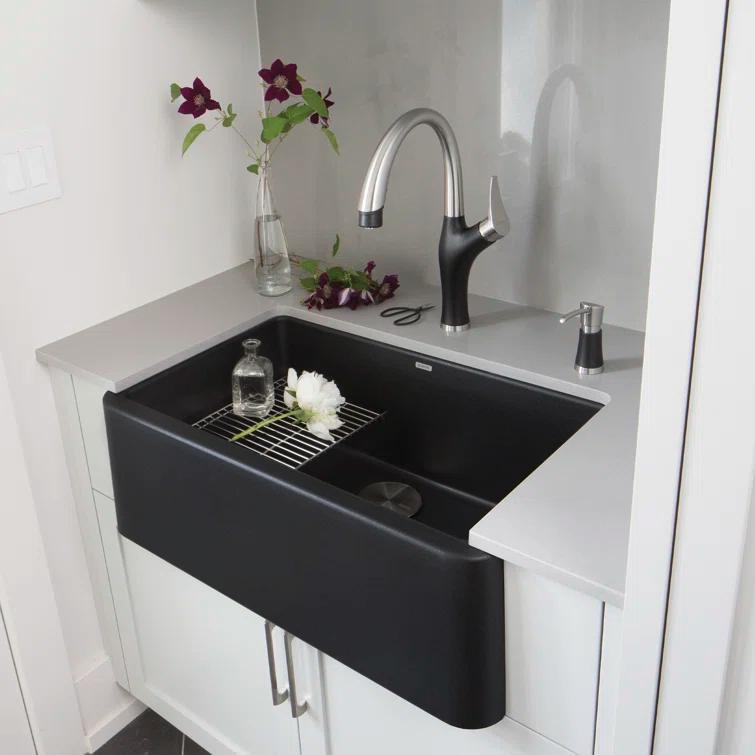 Ikon SILGRANIT 30" L x 19" W Farmhouse Sink