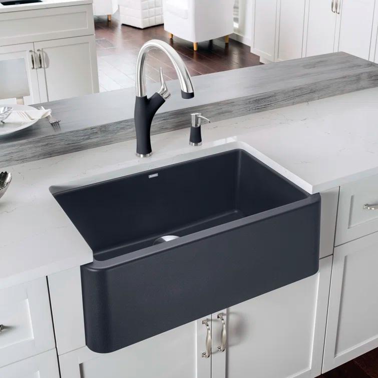 Ikon SILGRANIT 30" L x 19" W Farmhouse Sink