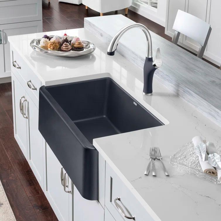 Ikon SILGRANIT 30" L x 19" W Farmhouse Sink