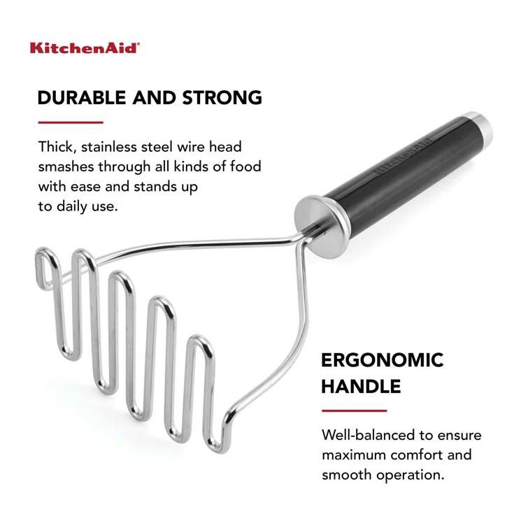 KitchenAid® KitchenAid® Gourmet Stainless Steel Wire Masher, 10.24-Inch