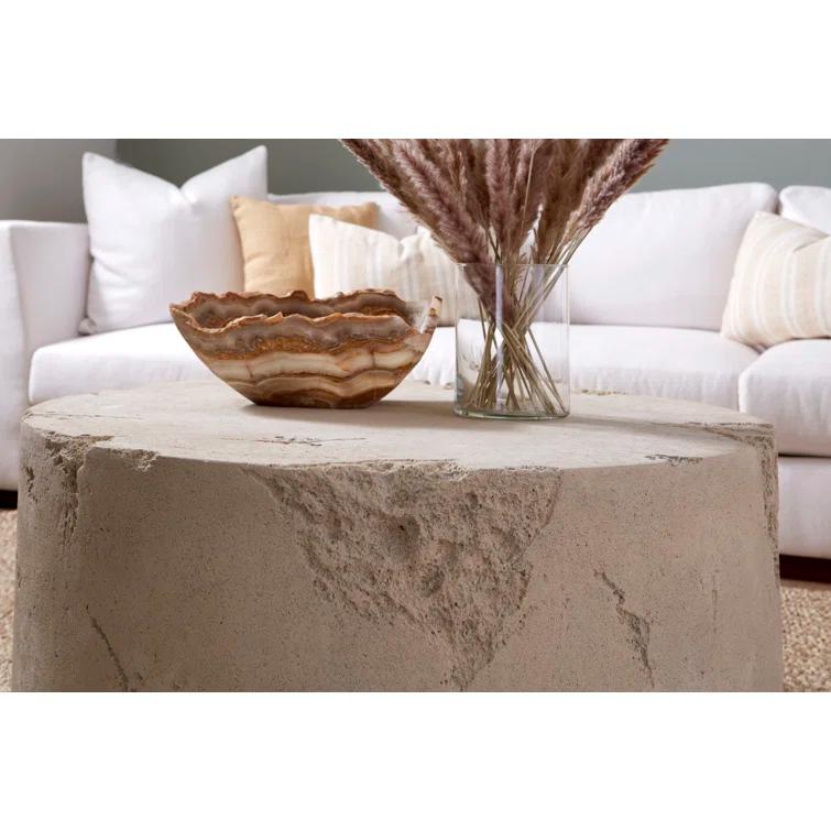 Phillips Collection Formation Coffee Table, Roman Stone