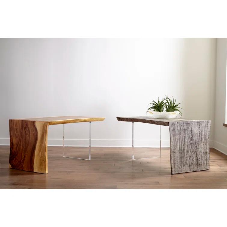Waterfall Solid Wood Desk