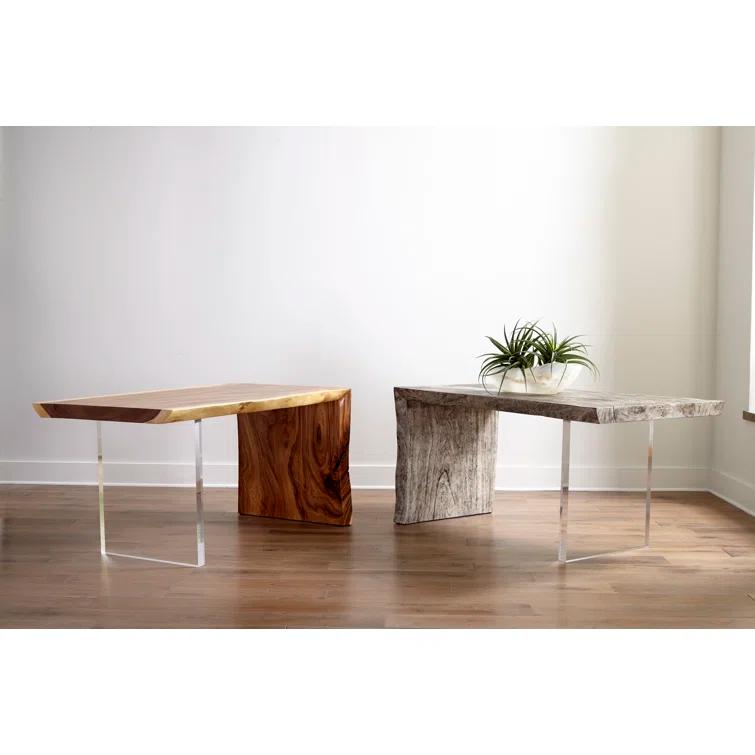 Waterfall Solid Wood Desk