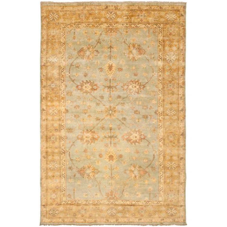 Safavieh Oushak Hand Knotted Wool Floral Rug | Wayfair