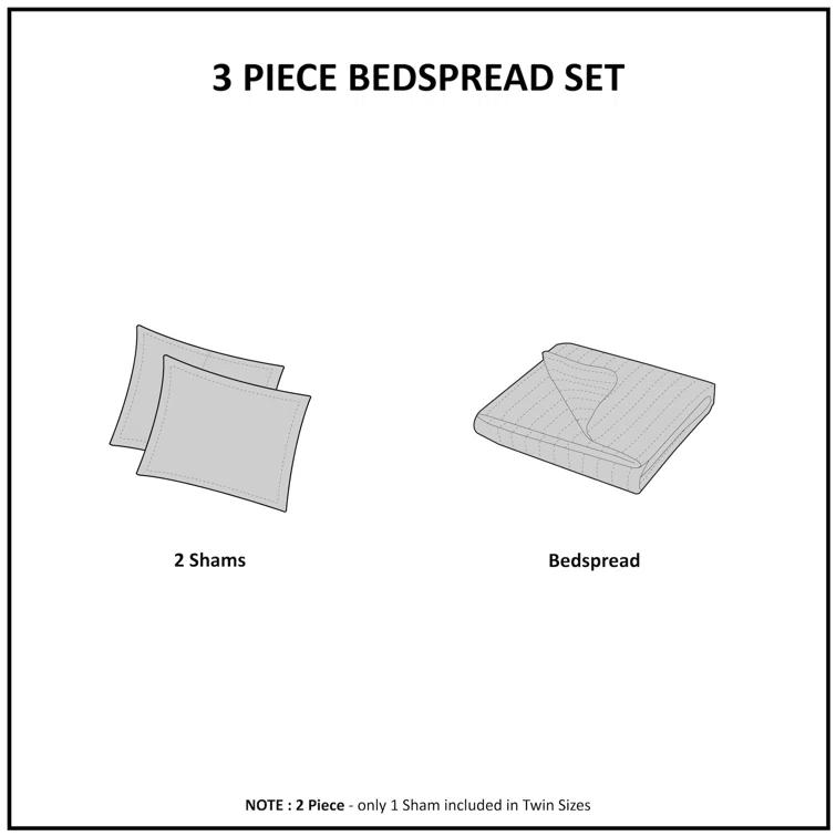 Quebec Reversible Bedspread Set