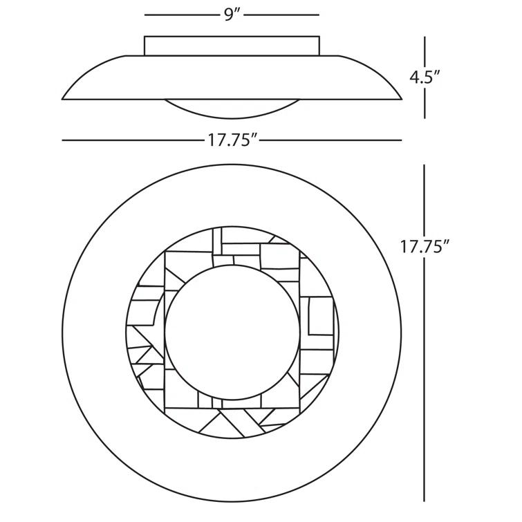 Deane Flush Mount (18")