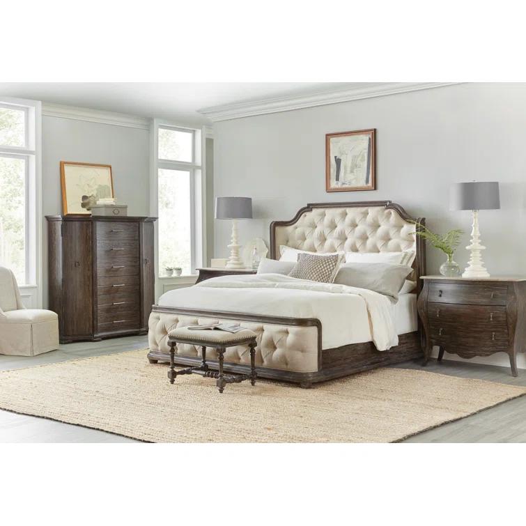Traditions Linen Upholstered Bench