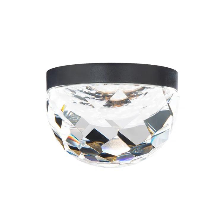 Modern Forms Cascade 6'' Crystal Bowl Dimmable LED Flush Mount
