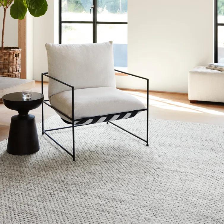 Jaipur Living Karlstadt Handmade Solid Taupe/White Area Rug (7'10"X9'10")