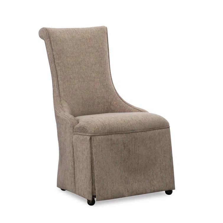 Majorca Upholstered Side Chair in Brown