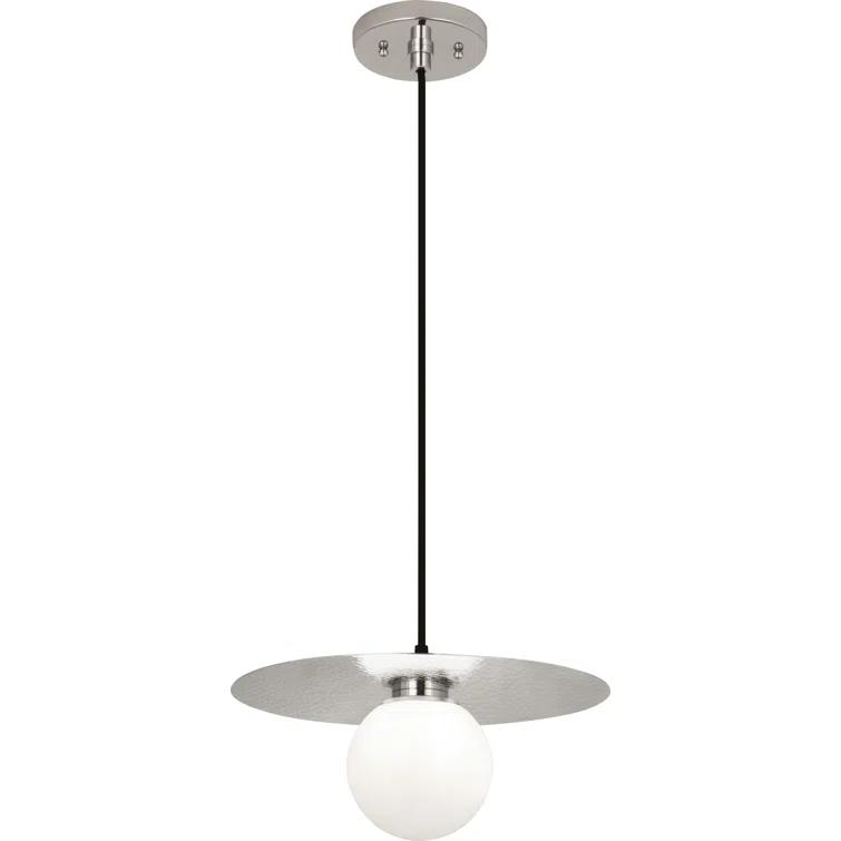 Dal 6" Polished Nickel Globe LED Pendant Light