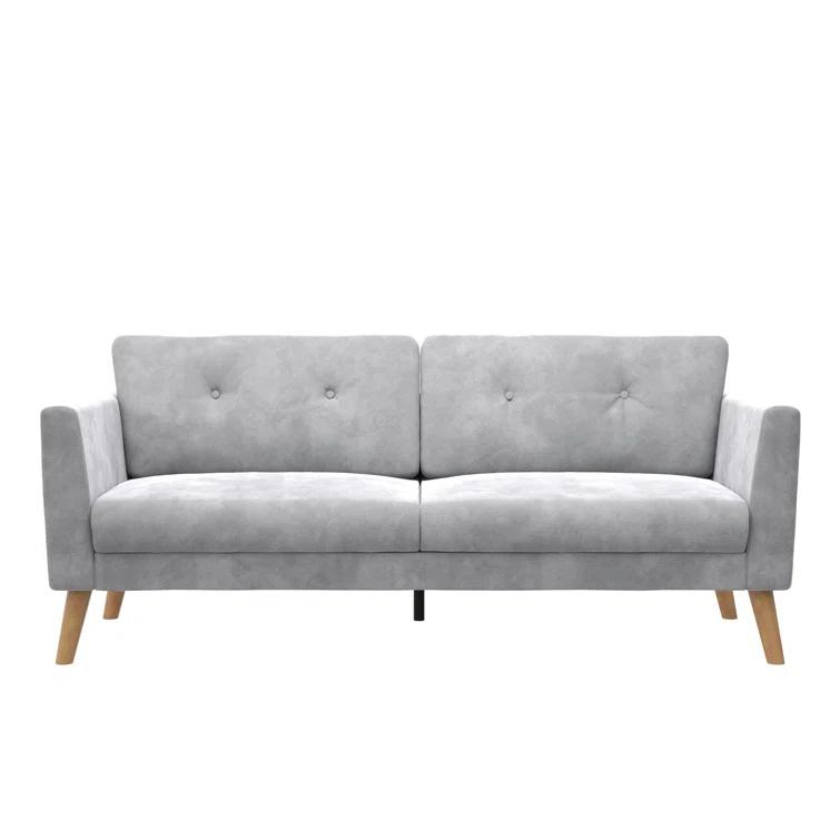 Gloria 75.5'' Velvet Square Arm Sofa