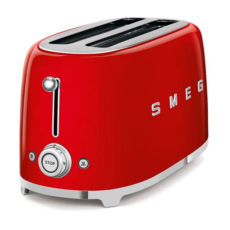 SMEG Red 4-Slice Retro Toaster