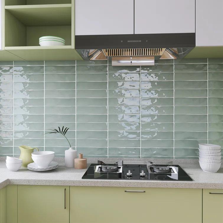 Kezma 3 in. x 12 in. Ceramic Subway Wall Tile