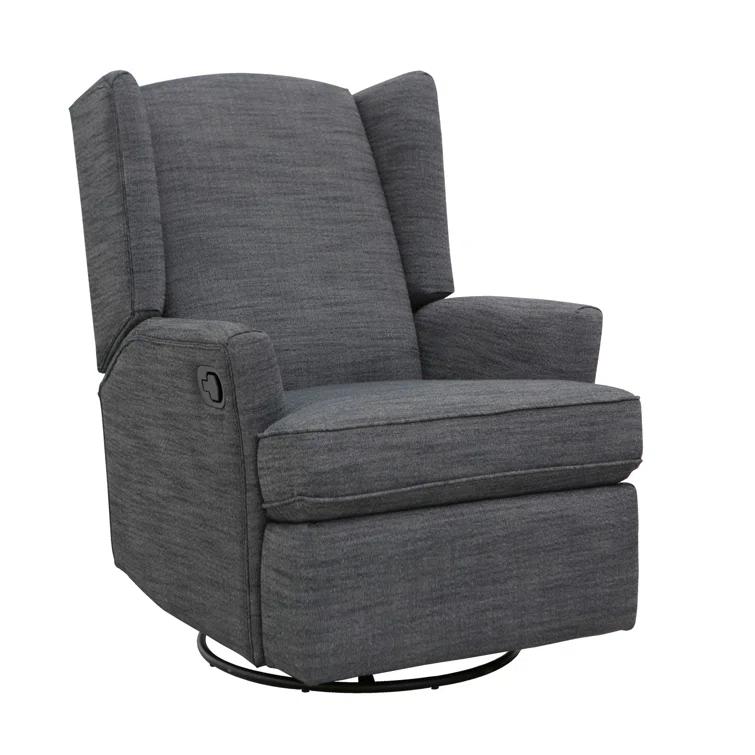 Heming Wingback Recliner Nursery Glider