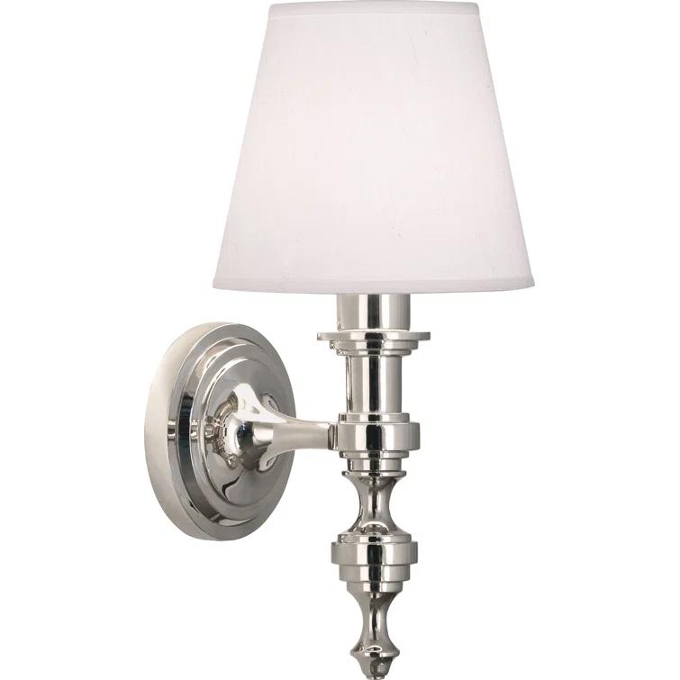 Arthur Compact Nickel 15" Candlestick-Inspired Wall Sconce