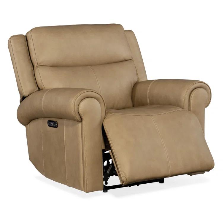 MS Leather Power Recliner