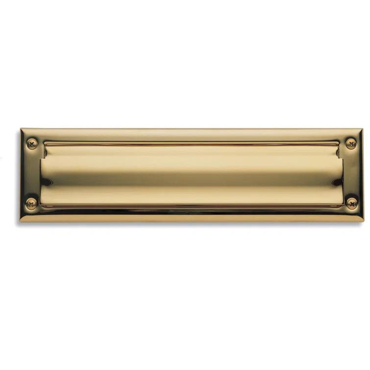 13 in x 3.6 in Brass Mail Slot
