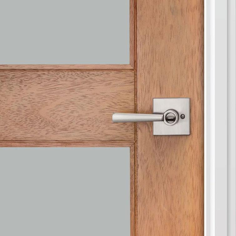 Baldwin Spyglass Bed/Bath Lever in SN