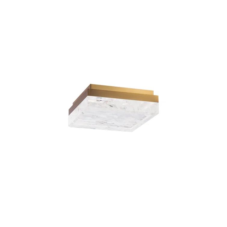 Whisper Crystal LED Flush Mount