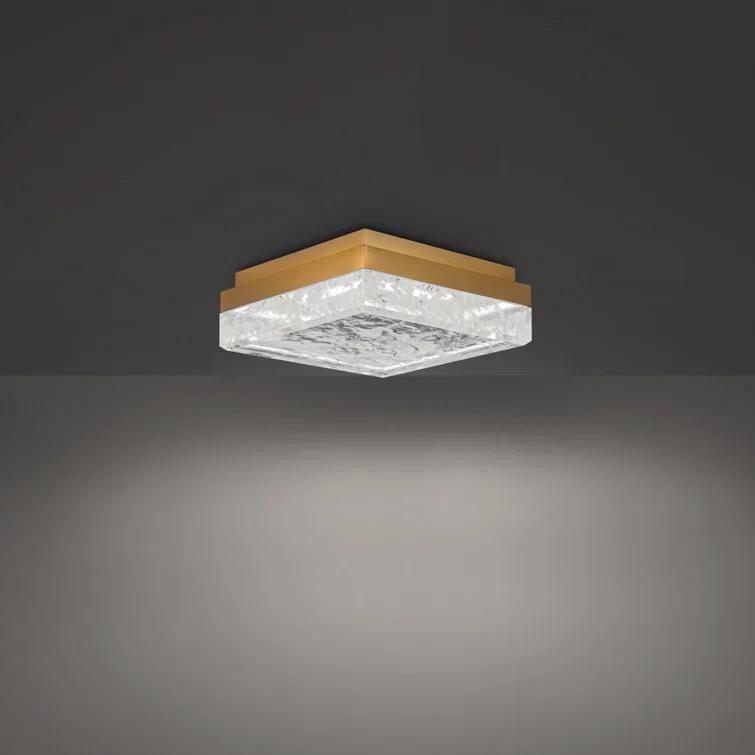 Whisper Crystal LED Flush Mount