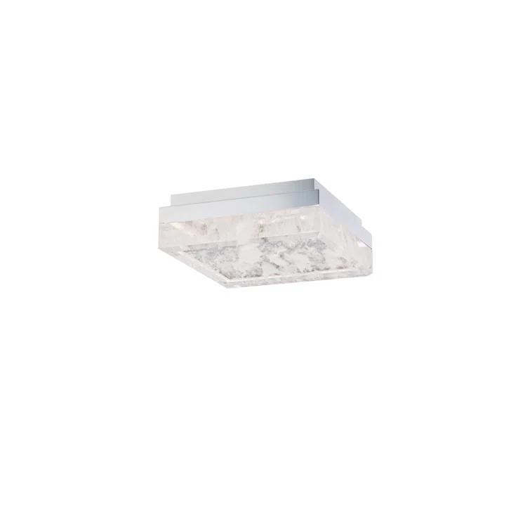 Whisper Crystal LED Flush Mount