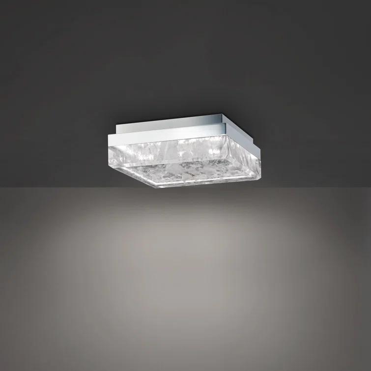 Whisper Crystal LED Flush Mount