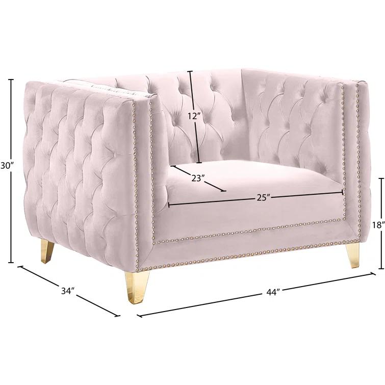 Sickels Velvet Armchair
