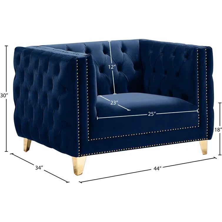 Sickels Velvet Armchair