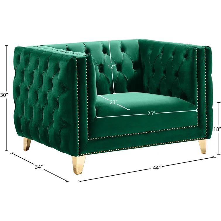 Sickels Velvet Armchair