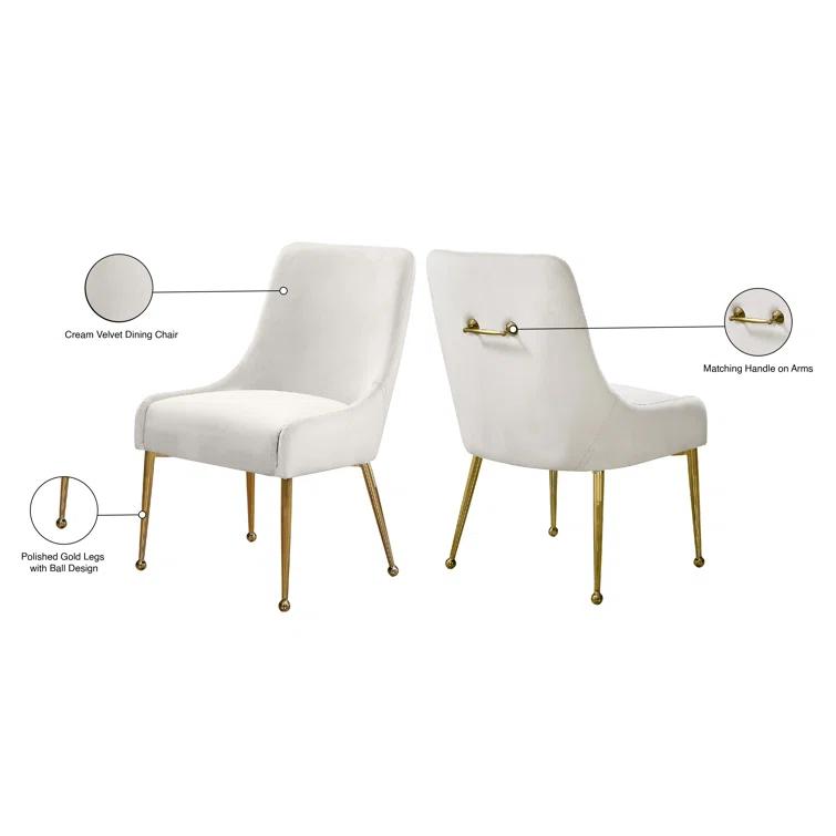 Rickyah 19.5'' H Velvet Upholstered Side Chair
