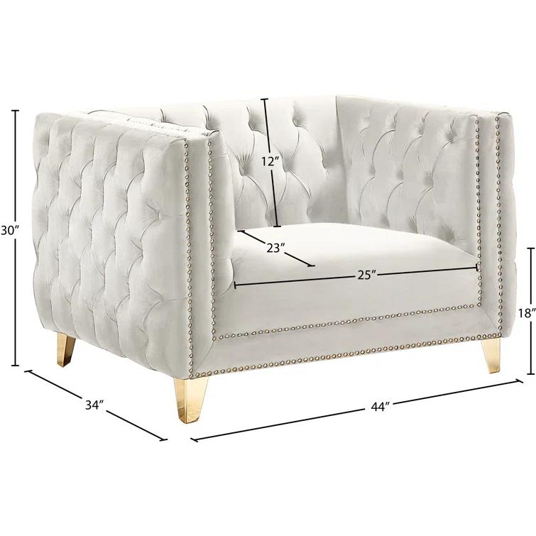 Sickels Velvet Armchair