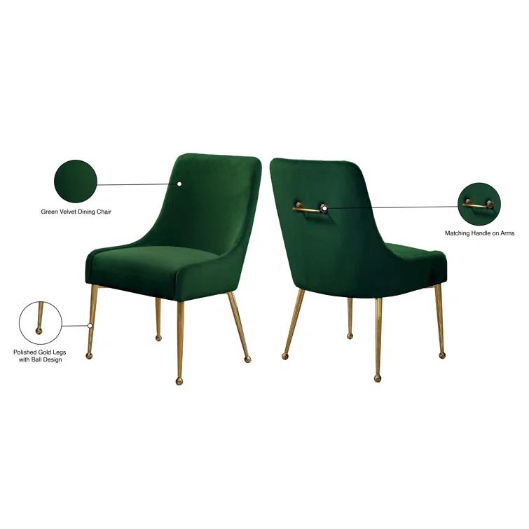 Rickyah 19.5'' H Velvet Upholstered Side Chair