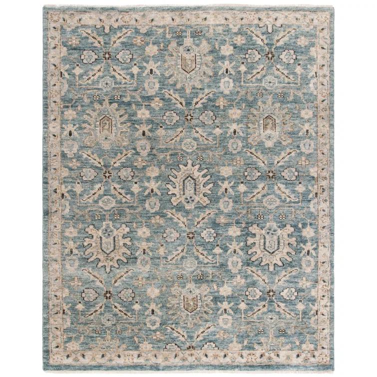 Safavieh Oriental Hand Knotted 80% Wool And 20% Cotton Oriental Rug