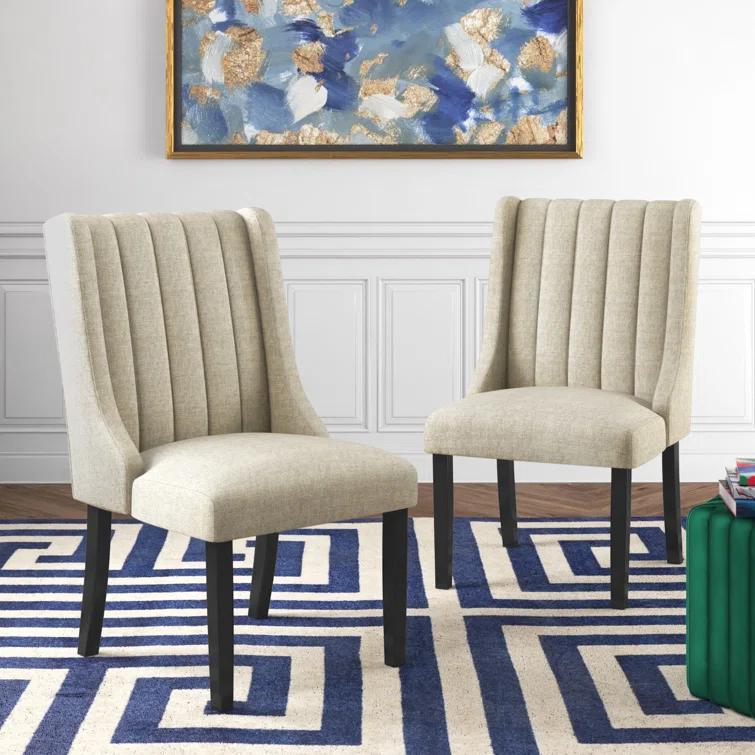 Renew Parsons Fabric Dining Side Chairs - Set of 2