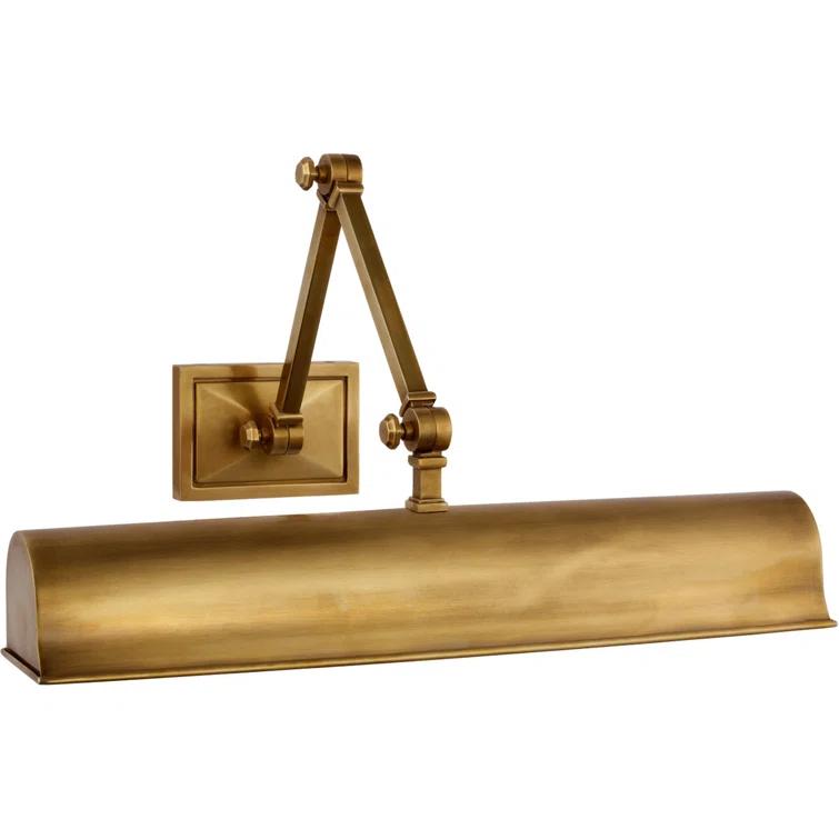 Hand-Rubbed Antique Brass Double Library Light Sconce