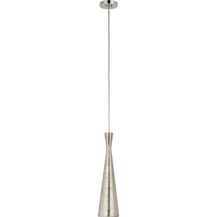 Utopia 20" Polished Nickel Indoor/Outdoor LED Pendant
