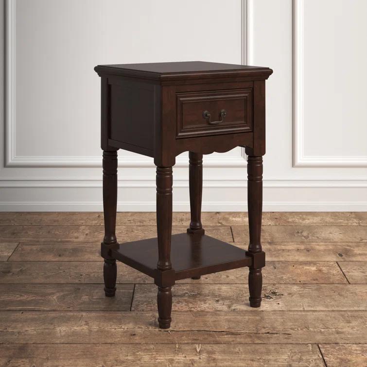 Ophelia & Co. Liscomb 15.5'' W Solid Wood Nightstand