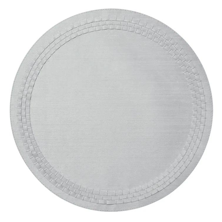 Mode Living August Vinyl Round Placemat (Set of 4)