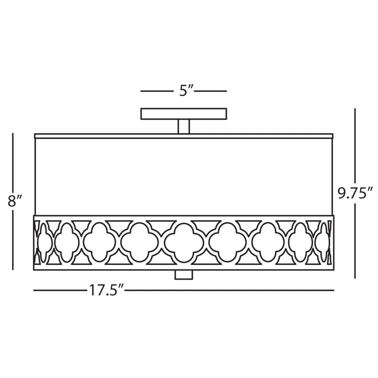 Addison Fabric Flush Mount