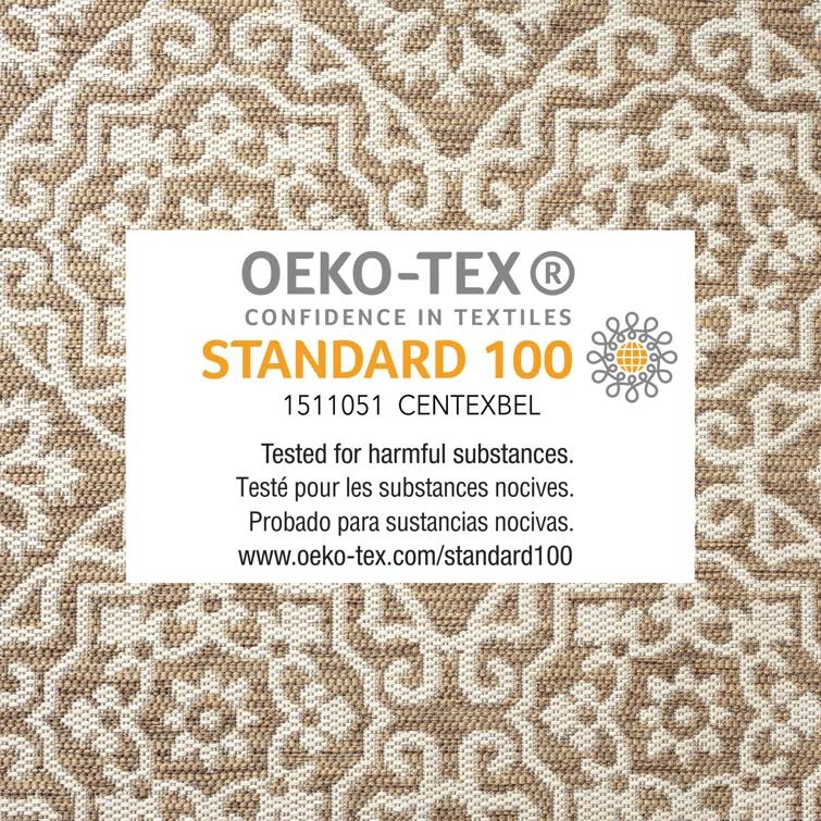 Nicole Miller New York Patio Country Danica Geometric Indoor/Outdoor Area Rug, Brown/Beige