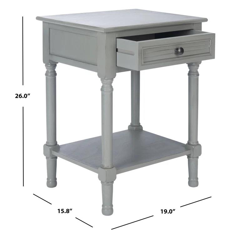 Russ End Table with Storage